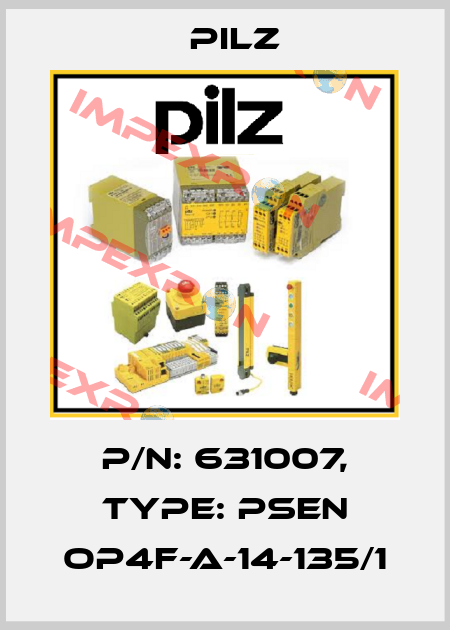 p/n: 631007, Type: PSEN op4F-A-14-135/1 Pilz