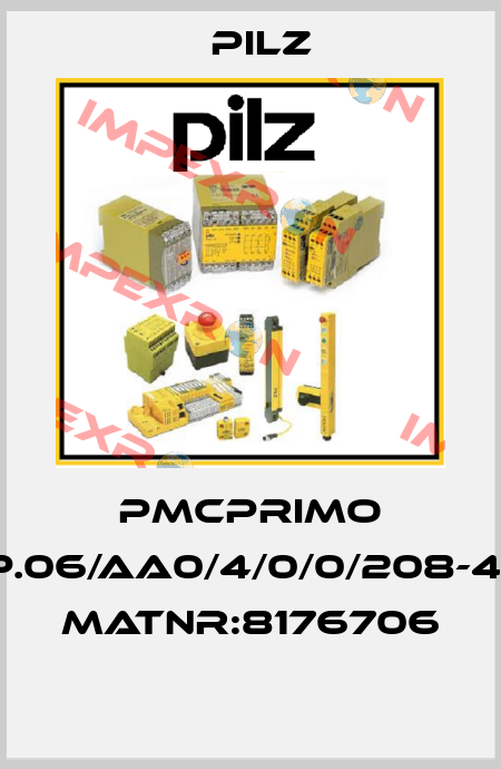 PMCprimo DriveP.06/AA0/4/0/0/208-480VAC MatNr:8176706  Pilz