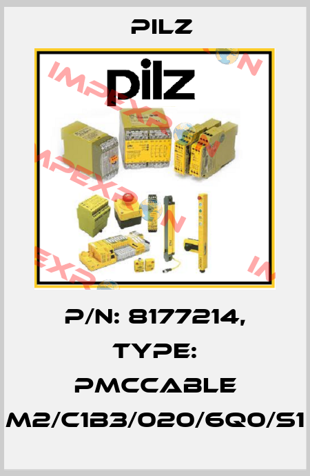 p/n: 8177214, Type: PMCcable M2/C1B3/020/6Q0/S1 Pilz