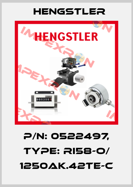 p/n: 0522497, Type: RI58-O/ 1250AK.42TE-C Hengstler