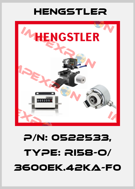p/n: 0522533, Type: RI58-O/ 3600EK.42KA-F0 Hengstler