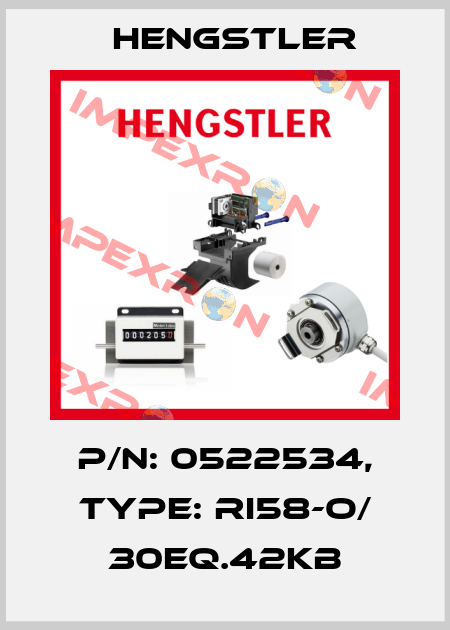 p/n: 0522534, Type: RI58-O/ 30EQ.42KB Hengstler