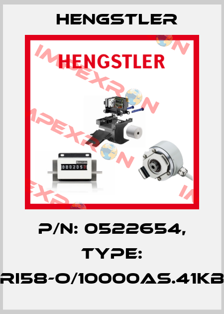 p/n: 0522654, Type: RI58-O/10000AS.41KB Hengstler
