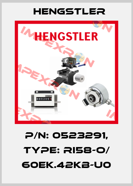 p/n: 0523291, Type: RI58-O/ 60EK.42KB-U0 Hengstler