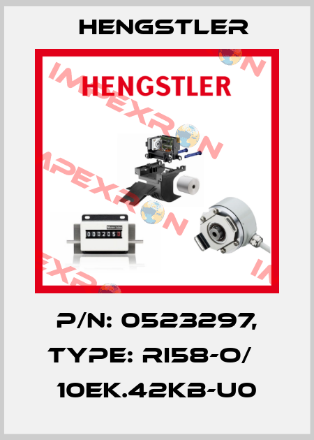 p/n: 0523297, Type: RI58-O/   10EK.42KB-U0 Hengstler