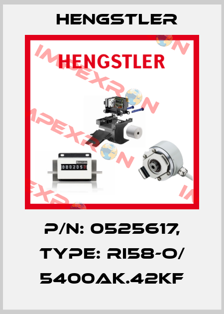 p/n: 0525617, Type: RI58-O/ 5400AK.42KF Hengstler