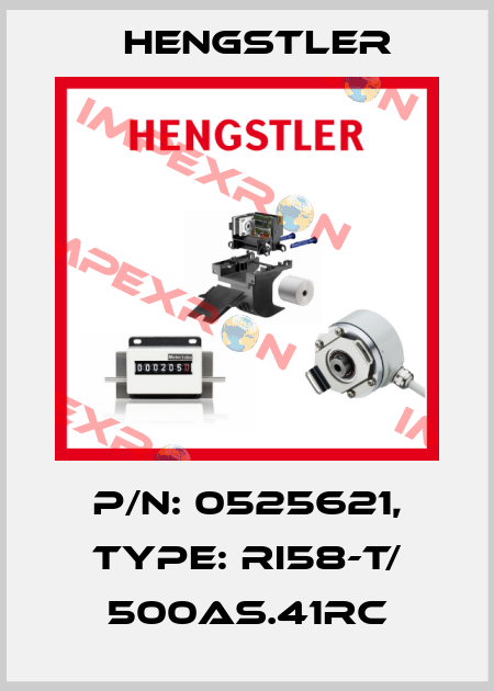 p/n: 0525621, Type: RI58-T/ 500AS.41RC Hengstler