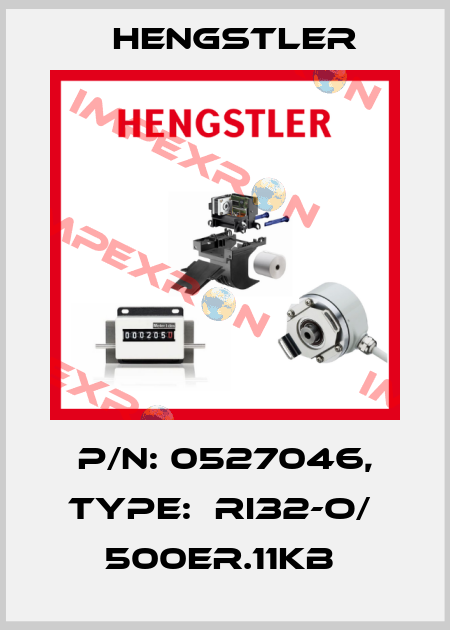P/N: 0527046, Type:  RI32-O/  500ER.11KB  Hengstler