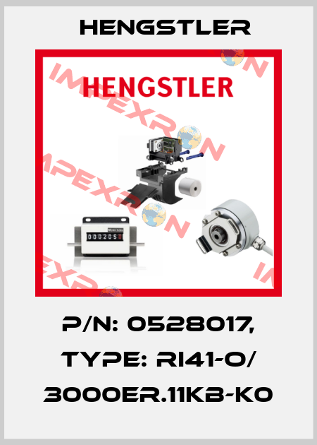 p/n: 0528017, Type: RI41-O/ 3000ER.11KB-K0 Hengstler