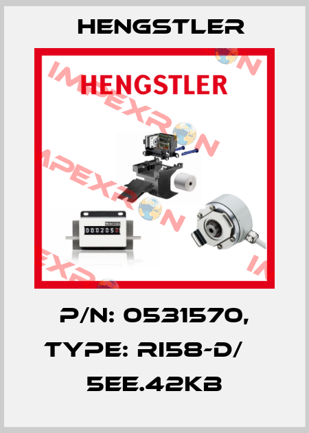 p/n: 0531570, Type: RI58-D/    5EE.42KB Hengstler