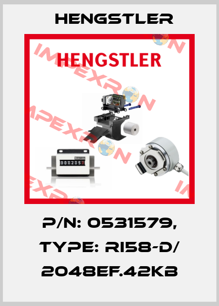 p/n: 0531579, Type: RI58-D/ 2048EF.42KB Hengstler