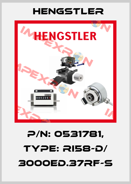 p/n: 0531781, Type: RI58-D/ 3000ED.37RF-S Hengstler