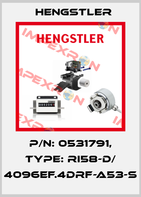 p/n: 0531791, Type: RI58-D/ 4096EF.4DRF-A53-S Hengstler
