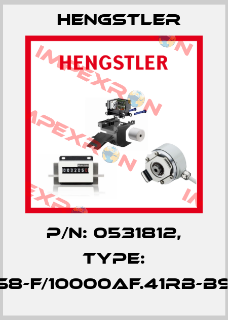 p/n: 0531812, Type: RI58-F/10000AF.41RB-B9-S Hengstler
