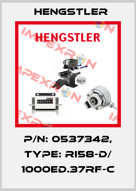 p/n: 0537342, Type: RI58-D/ 1000ED.37RF-C Hengstler