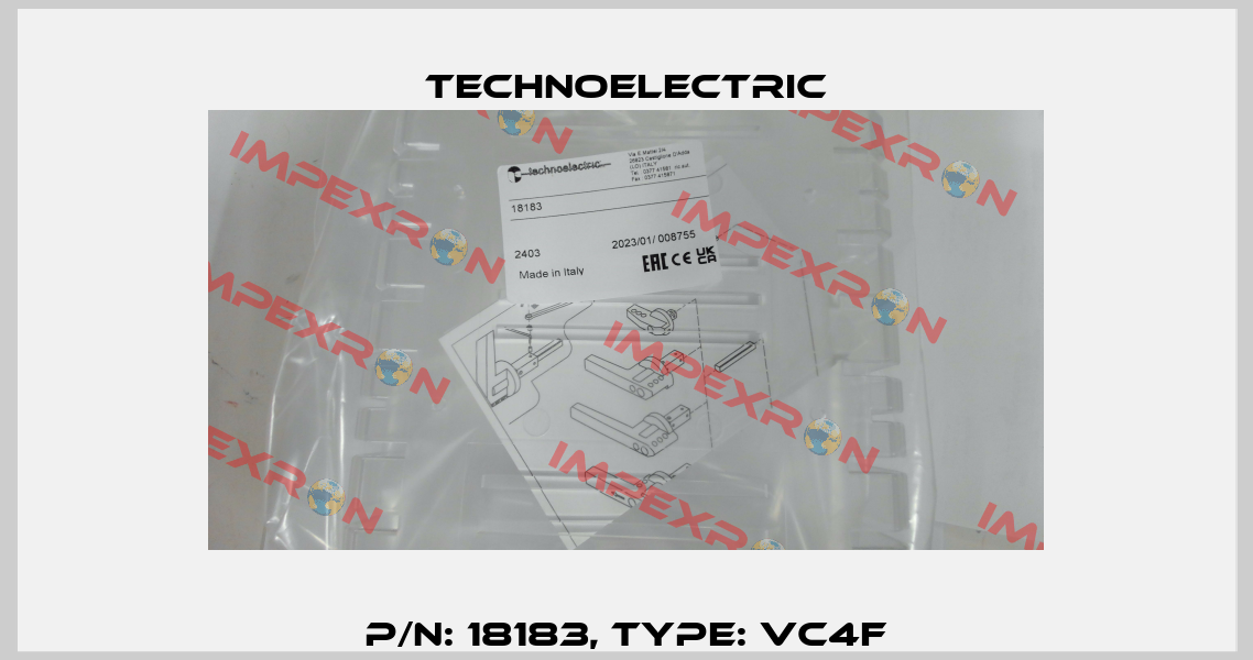 P/N: 18183, Type: VC4F Technoelectric