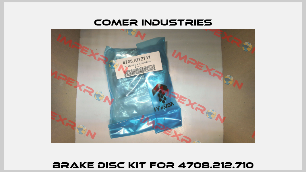 brake disc kit for 4708.212.710 Comer Industries