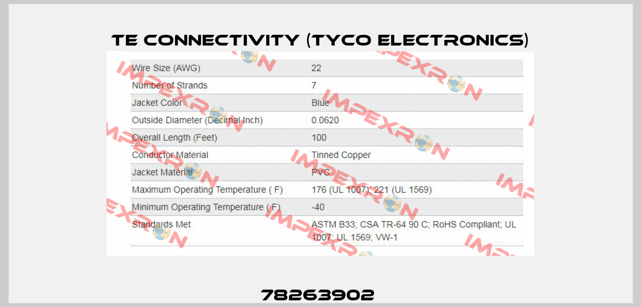 78263902  TE Connectivity (Tyco Electronics)