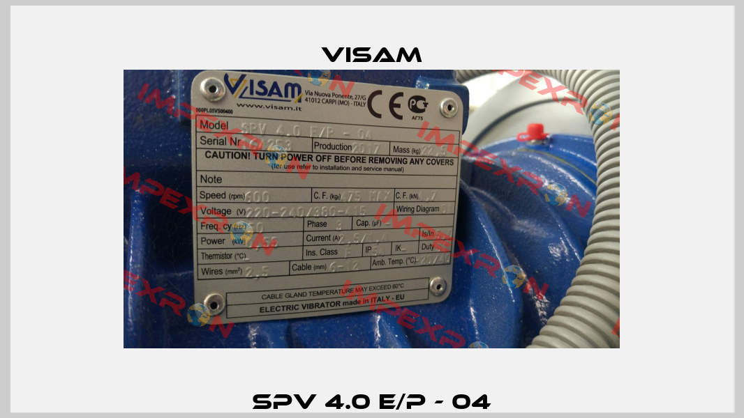 SPV 4.0 E/P - 04 Visam