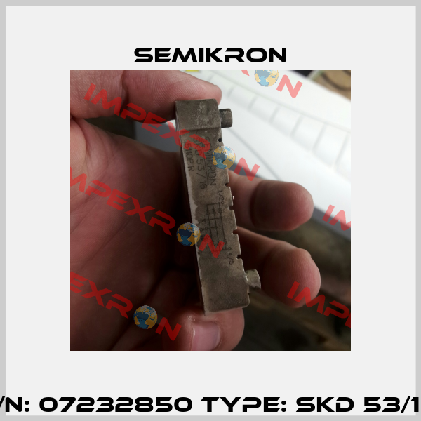 P/N: 07232850 Type: SKD 53/16  Semikron