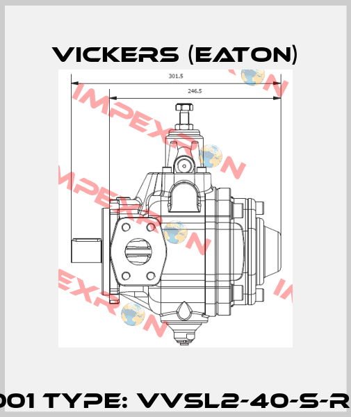 P/N: 6044238-001 Type: VVSL2-40-S-RFRM-30-CCW-10 Vickers (Eaton)