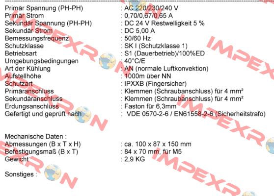 GGT Sonder m.Kondens Michael Riedel Transformatorenbau