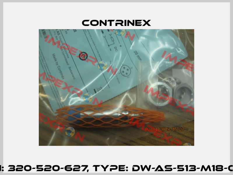 p/n: 320-520-627, Type: DW-AS-513-M18-002 Contrinex