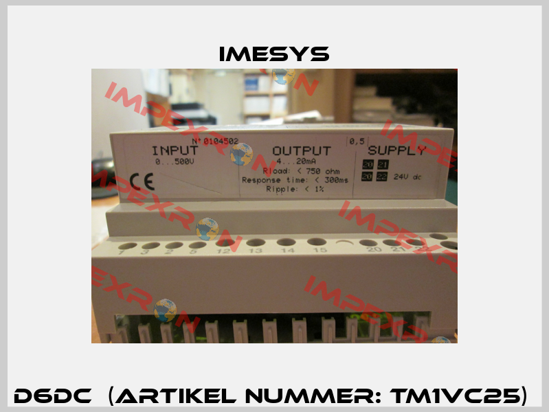 D6DC  (Artikel Nummer: TM1VC25)  Imesys