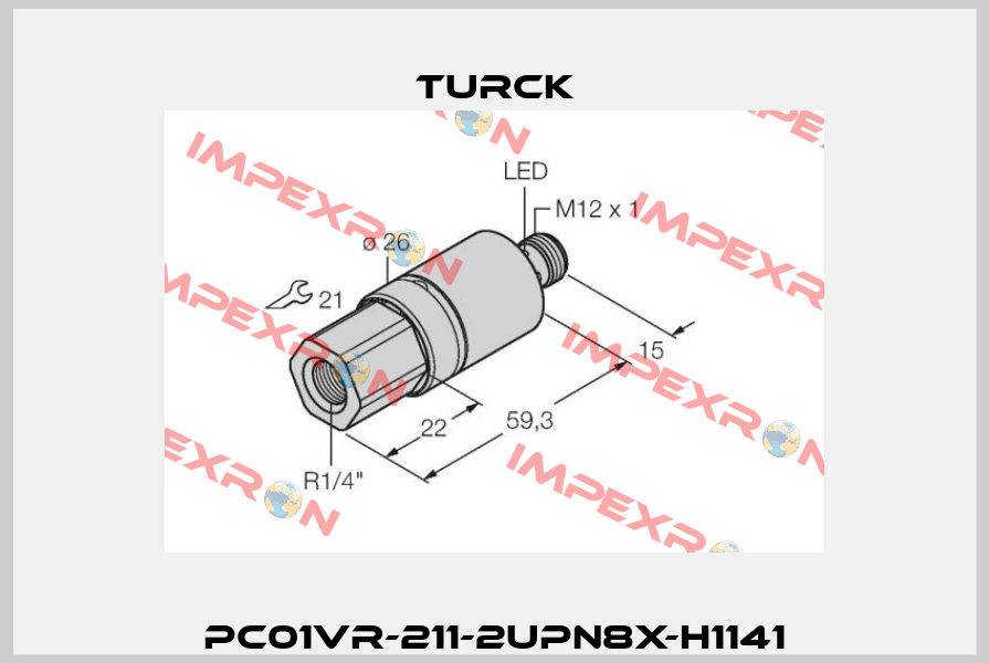 PC01VR-211-2UPN8X-H1141 Turck