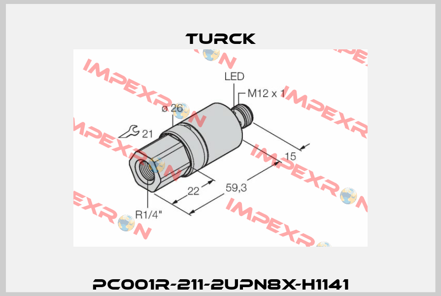 PC001R-211-2UPN8X-H1141 Turck