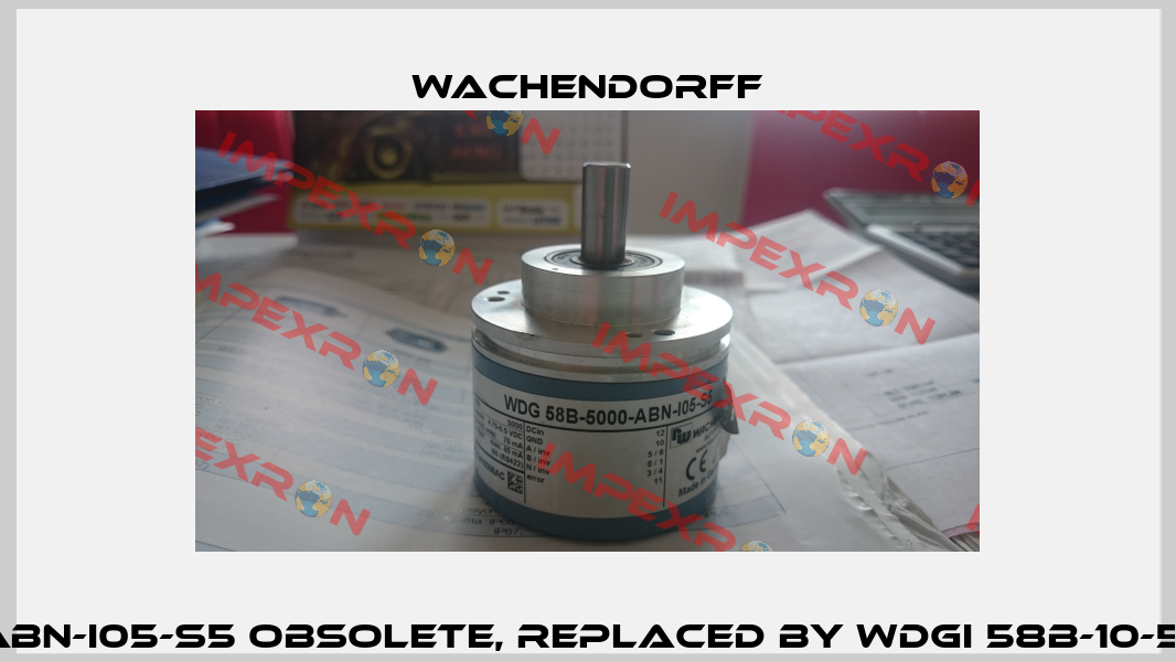 WDG 58B-5000-ABN-I05-S5 obsolete, replaced by WDGI 58B-10-5000-ABN-I05-S5  Wachendorff