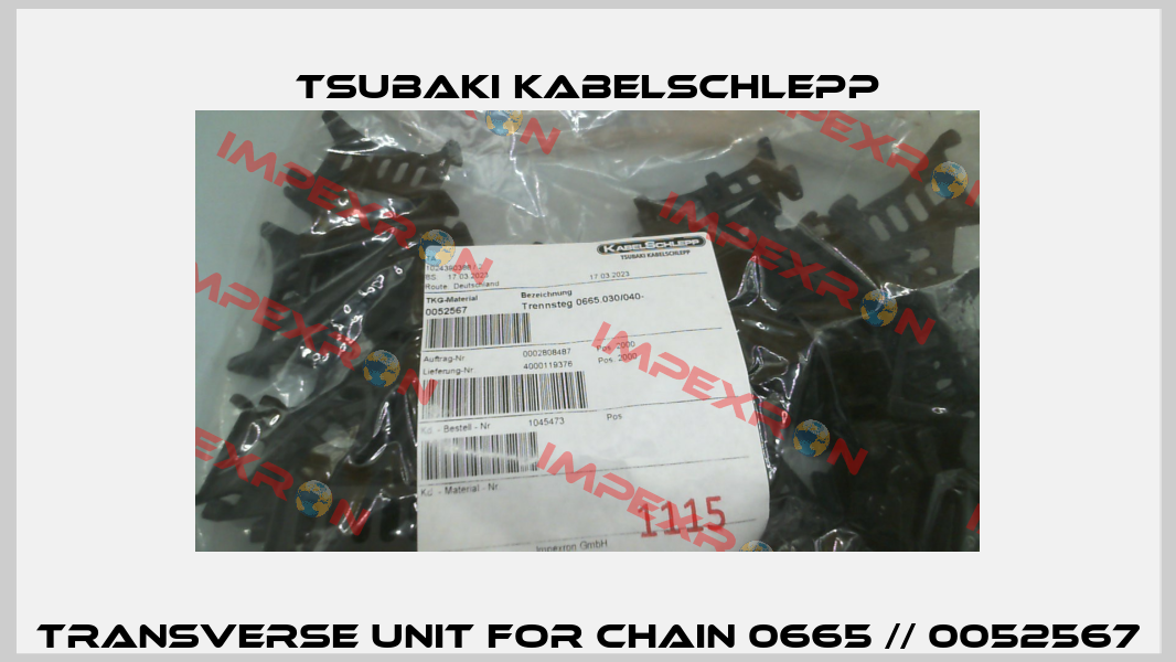 transverse unit for chain 0665 // 0052567 Tsubaki Kabelschlepp