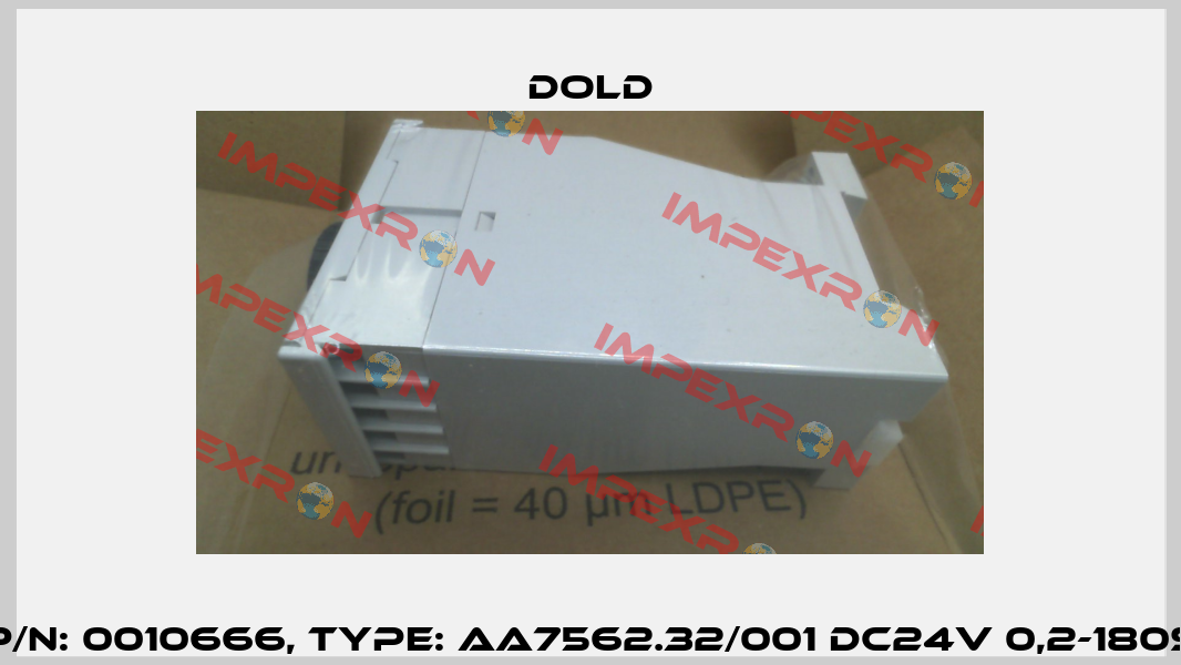 p/n: 0010666, Type: AA7562.32/001 DC24V 0,2-180S Dold
