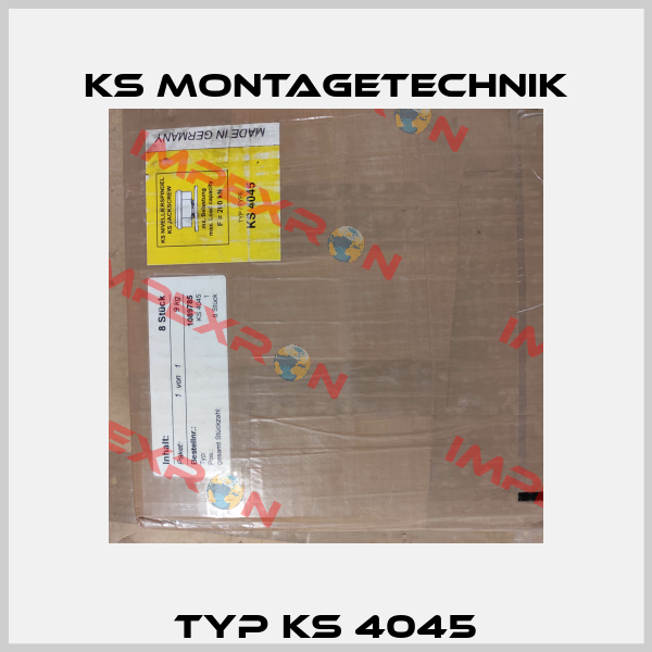 Typ KS 4045 Ks Montagetechnik
