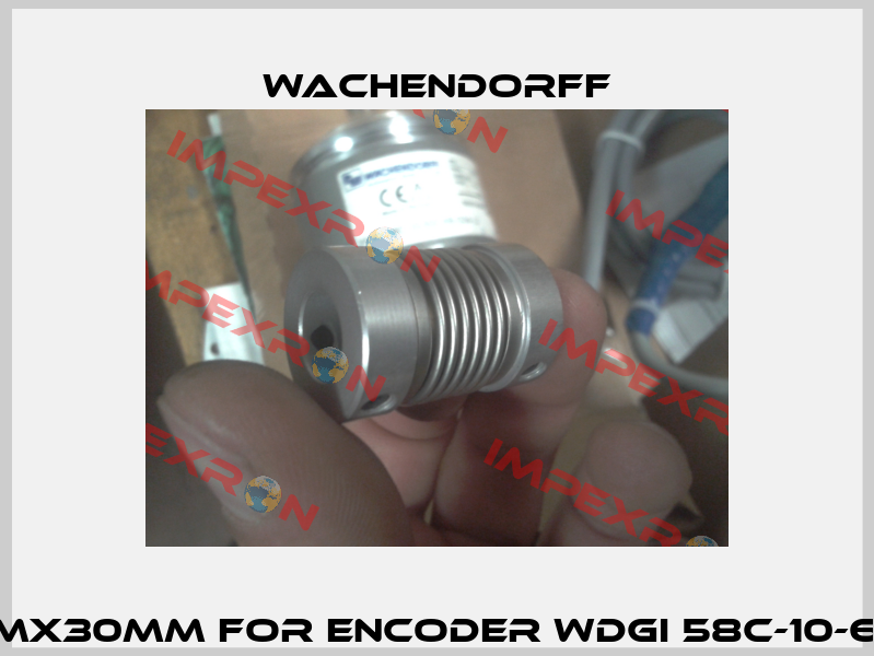 Coupling 10mmx30mm for encoder WDGI 58C-10-600-AB-G24-L2  Wachendorff